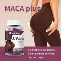 R27 High Potency Maca Plus Gummies met Zwarte Maca Wortel en Aguaje Fruitpoeder voor vrouwen, ter ondersteuning van heup- en billenvergroting