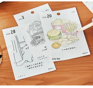 Diario del Viaggio Luminoso 2026 - Calendario da Colorare Fai-da-Te con 365 Stencil - Registro Giornaliero Carino e Divertente per Studenti, Decorazione da Scrivania - Product Image 6