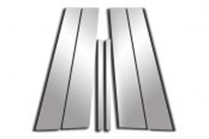 Pour 1997-2017 Ford <span class=keywords><strong>Expedition</strong></span> Acier Inoxydable Chrome Fenêtre Pilier Post Garniture 6PC - Product Image 6