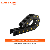 Chaîne de guidage de câbles en nylon DETON, porte-câbles, ligne de traction 35 100 pour routeur CNC, machine de découpe laser