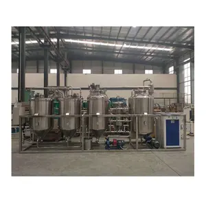 1T/d hot sale palm crude oil refinery plant cooking oil refining machine refinery