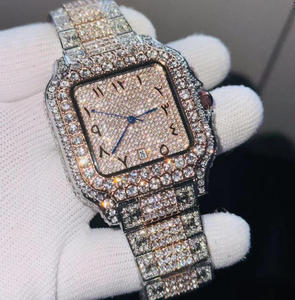 Orologio <span class=keywords><strong>di</strong></span> <span class=keywords><strong>Lusso</strong></span> 2026 con Diamanti e Movimento al Quarzo Dorato, Vendita all'Ingrosso - Product Image 2