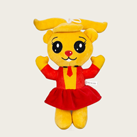 Ensemble de jouets en peluche Magicien Clown et Amis, super doux, animaux en peluche, poupées, jouet éducatif pour enfants