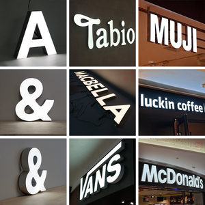 Plaques d'adresse 3D LED, enseignes de numéro de maison, lettres en aluminium pour extérieur/intérieur, couleur or, étanches IP65, montage mural, pour voiture - Product Image 2