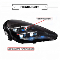 2024 Style pour Porsche pour Cayenne LED Laser Matrix Head Lamps Nouveaux accessoires de voiture pour 2011-2018 958 Phares automobiles 12V