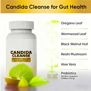 Cápsulas Candida <span class=keywords><strong>Cleanse</strong></span>, Suplemento para la Salud, Desintoxicación, Digestión Intestinal, Equilibrio de Hongos, Certificado GMP, Venta Caliente, ODM OEM - Product Image 3