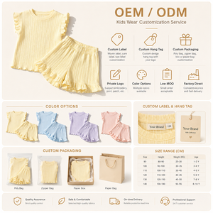 Completo Estivo per Bambina 2026 Nuovo Stile Sottile e Carino con Bretelle, Pantaloncini in Seta Ghiaccio, <span class=keywords><strong>Pigiama</strong></span> da Casa per Bambine - Product Image 5