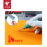 FLYCDI Tapis de Soudure en Silicone pour Réparation de Téléphones sur Bureau, Plateforme d'Entretien, Outils Manuels de Réparation Téléphonique