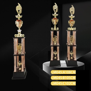 Trophée Sportif Vert et Rouge en Plastique, Artisanat <span class=keywords><strong>de</strong></span> Qualité, Souvenir, Cadeau, Trophées pour Vainqueurs <span class=keywords><strong>de</strong></span> <span class=keywords><strong>Grandes</strong></span> Compétitions Sportives - Product Image 3
