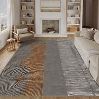 Trendy Faux Cashmere Braided Tufted Low Pile Rug Machine Made Printing Machine Washable Anti Slip Pet Friendly Cushioned TPR