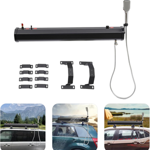 Réservoir <span class=keywords><strong>d</strong></span>'<span class=keywords><strong>eau</strong></span> sous pression 30L, douche de toit en aluminium pour véhicules tout-terrain, douche de <span class=keywords><strong>camping</strong></span> avec tuyau de pulvérisation - Product Image 4