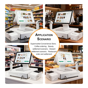 Máquina POS con Pantalla Táctil Completa de 15/15.6/14 Pulgadas, Sistema de Puntos de Venta Todo en Uno, Caja Registradora POS para Negocios, Comercio Minorista, Salón de Belleza - Product Image 2