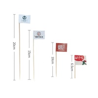 ESTICK Mini-drapeaux créatifs en forme de drapeaux, pics à drapeaux, drapeaux à cure-dents, décorations alimentaires pour fêtes, événements et célébrations