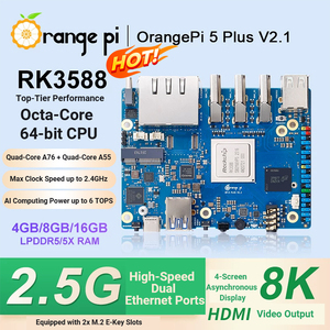<span class=keywords><strong>ORANGE</strong></span> Pi 5 plus 4 8 16แรม32GB, Rk3588คอมพิวเตอร์บอร์ดเดียวโมดูล PCIe Wifi6.0ภายนอก + bt5.0 SSD <span class=keywords><strong>Pi5</strong></span>สีส้ม PLUS PLUS Run Android - Product Image 2