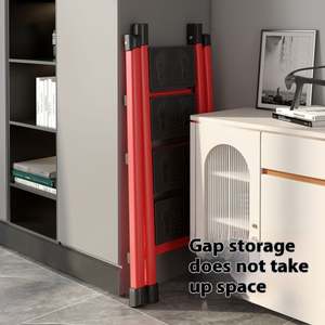 Échelle pliable en acier au carbone <span class=keywords><strong>pour</strong></span> la maison, support <span class=keywords><strong>pour</strong></span> plantes, grand pot de fleurs, échelle d'affichage - Product Image 5