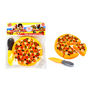 Juego de 6 piezas para cortar <span class=keywords><strong>pizza</strong></span> con cuchillo de juguete, juguetes de comida simulada para niños, fracciones de partes enteras, educación temprana, regalo para niños pequeños - Product Image 3