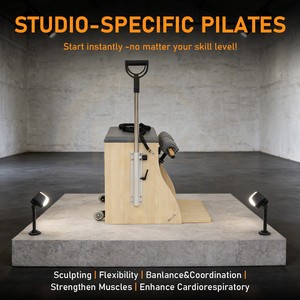 Vente directe d'usine et chaise Wunda en érable gain de place, compatible avec les autres équipements de Pilates Reformer - Product Image 1