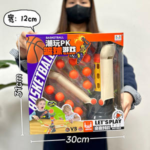 Mini Mesa de Futbolín de Plástico, Juego de Mesa Interactivo, Caja de Regalo Educativa, Juego de Entretenimiento Familiar Portátil - Product Image 2