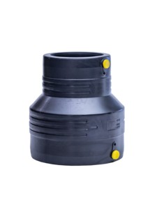 HDPE S110 * 75 sdr7.4 khớp nối phụ kiện hàn nhựa polyethylene giảm bề mặt nhẵn cho nước khí phụ kiện đường ống - Product Image 2
