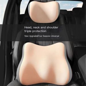 2025 New Universal Car Lumbar <b>Support</b> <b>Back</b> and Neck Pillow Set Memory Foam Ergonomic Design All Season Use High Quality - Product Image 2