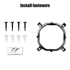 ตัวยึดพัดลมให้ความเย็นบน CPU ลายเสือดาวป่าขั้วต่อ4Pin ต่อพีซีเข้ากันได้กับ LGA1150 1156 1155 775 1366เคสคอมพิวเตอร์ - Product Image 6