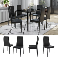 Chaises de salle à manger bon marché en gros chaises de salle à manger rembourrées en cuir de restaurant