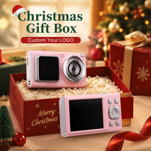 Three Colors Digital <b>Camera</b> CAM-07 4K Mega Pixels Personalized Christmas Gift Box with Custom Logo - Product Image 1