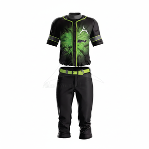 Uniforme de Béisbol Deportivo 100% Poliéster Transpirable Personalizable de Alta Calidad en Venta - Product Image 1