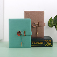 Amour serrure livre mot de passe avec serrure avec clé journal cahier fille coeur étudiant main compte cadeau ensemble pour les filles
