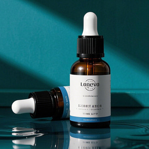 Botella de Vidrio Cilíndrica de 100 ml para Cuidado de la Piel, Diseño Elegante y Lujoso para Difusor, Crema, Envase Cosmético con Gotero, Tendencia en el Mercado Coreano - Product Image 2