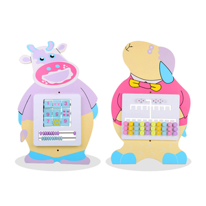 Animale del fumetto per bambini di apprendimento di matematica a Parete del giocattolo montessori giocattoli educativi - Product Image 1