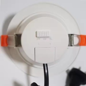 Lámpara de Techo <span class=keywords><strong>LED</strong></span> Tricolor Shingel, Aluminio Antideslumbrante, Ultrafina, para Interiores Comerciales, Hoteles y Oficinas, Diseño Redondo Empotrado - Product Image 4