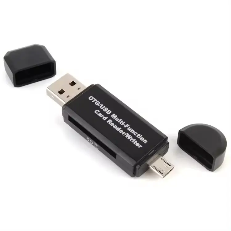 Otg Micro Sd Kaartlezer Usb 2.0 Kaartlezer 2.0 Voor Usb Micro Sd Adapter Flash Drive Smart Geheugenkaartlezer