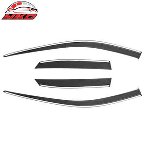 Pare-soleil en acrylique pour Lexus RX350 RX450h 23-25, déflecteurs de pluie avec garniture chromée - Product Image 1