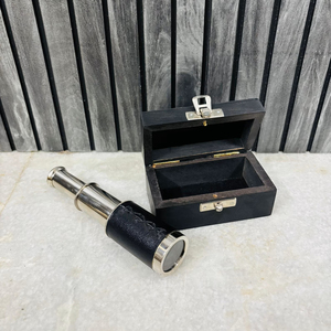 Telescopios de alta calidad con caja de madera de estilo antiguo, hechos a mano, en venta por exportadores. - Product Image 2