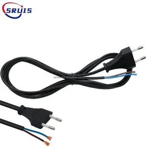 Prise à broches rondes à extrémité femelle UE Schuko Euro 3pin 10a 250v IeC15 à Shuko Ups câble d'alimentation Iec C15 prise mâle