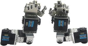 Cánh tay robot Tự Làm Robot cánh tay trái tay phải cánh tay với ngón tay thao túng <span class=keywords><strong>servo</strong></span> cho robot hình người - Product Image 4