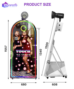 Instante Selfie cabina de impresión quiosco Photomaton con <span class=keywords><strong>espejo</strong></span> y pantalla táctil Lcd - Product Image 2