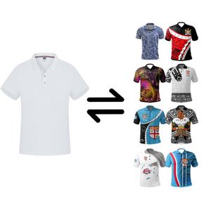 Polo de Golf para Hombre de Alta Calidad, Corte Ajustado, Satinado, Transpirable, Cuello Camisero, Impresión Digital Completa Moderna, Manga Corta, Secado Rápido - Product Image 2