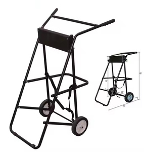 Carro de mano de acero de dos ruedas duradero y transportador de motor de barco fuera de borda para curricán - Product Image 6