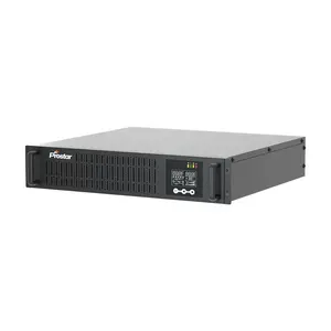 Prostar 1KVA 1000VA Fase Tunggal Rak Mount Online UPS PF1.0 Backup UPS 19 Inci untuk Tele-komunikasi Server Bank