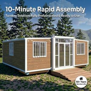 Casa Container Ecologica Multifunzionale Spaziosa e Confortevole Espandibile con Soggiorno <span class=keywords><strong>Esterno</strong></span> e Bagno per Uso Residenziale - Product Image 2