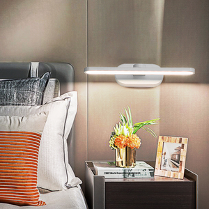 Lámpara de Pared LED Moderna de Acero Inoxidable con Base E26, para Dormitorio, con 3 Años de Garantía - Product Image 2