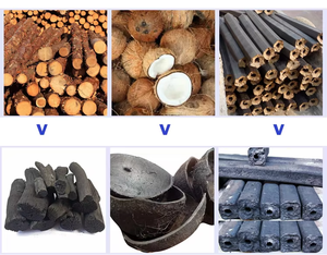 Fourneau de carbonisation horizontal pour bois, vente directe usine, équipement de production de biochar, machine de formage de charbon de bois à partir de branches - Product Image 4