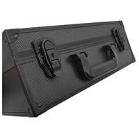 Boîte de rangement portable en alliage d'aluminium pour cartes gradées, style tendance, avec blocage RFID, pour cartes sportives et objets de collection TCG