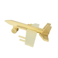 Kit de Modélisme d'Avion de Course en Bois DIY – Jouet Éducatif STEM à Assembler pour Enfants – Ensemble de Bricolage et de Puzzle pour Activités en Classe et à Domicile