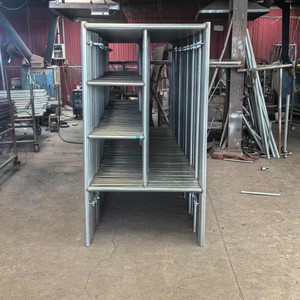 Q235 thép di động giàn giáo thuận tiện di chuyển bánh xe dễ dàng cài đặt cho các trang web xây dựng hiện đại cho hội thảo khách sạn - Product Image 4