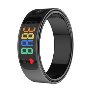 Anneau intelligent F58D <span class=keywords><strong>pour</strong></span> hommes, suivi de <span class=keywords><strong>la</strong></span> santé, fréquence cardiaque, tension <span class=keywords><strong>artérielle</strong></span>, suivi sportif, contrôle par application Android, étanche 5 ATM, 5-10 - Product Image 5