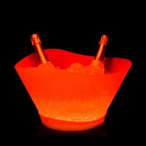 ถังเบียร์ไวน์แชมเปญและวิสกี้แบบชาร์จไฟได้ทำจากพลาสติก PP ทรงกระบอกใส่น้ำแข็งบาร์สำหรับงานปาร์ตี้สามารถ12L KTV - Product Image 4