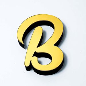 NEW 10cm 15cm 20cm 26 English Letters Diy 3d <b>Mirror</b> <b>Acrylic</b> Wall Sticker Decals Home Decoration Wall Art Mural - Product Image 5